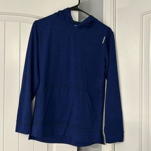 Youth Lightweight Reebok, hooded long sleeve shirt.